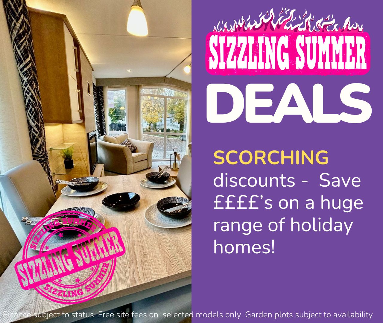 North wales static caravans sizzling sale Save thousands on holiday homes for sale in North Wales
