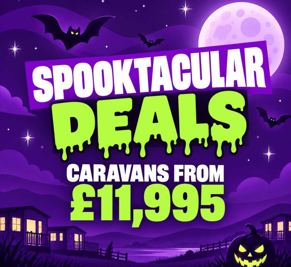 Spooktacular Caravan Halloween Deals Fantastic halloween deals on static caravans for sale in North Wales